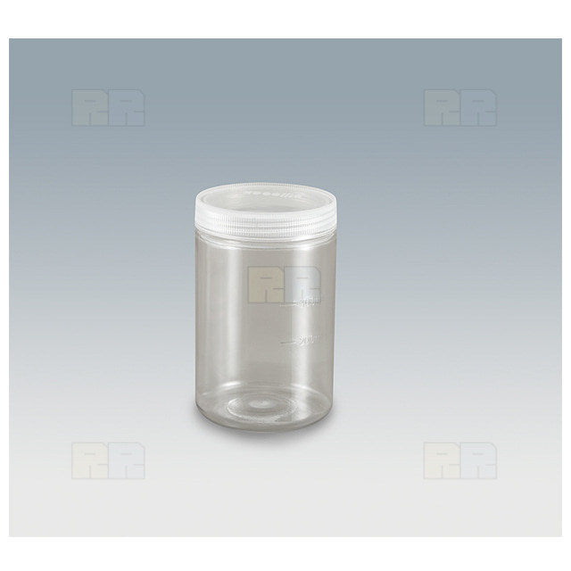 뚜껑이 있는 투명한 플라스틱병 (450ml)