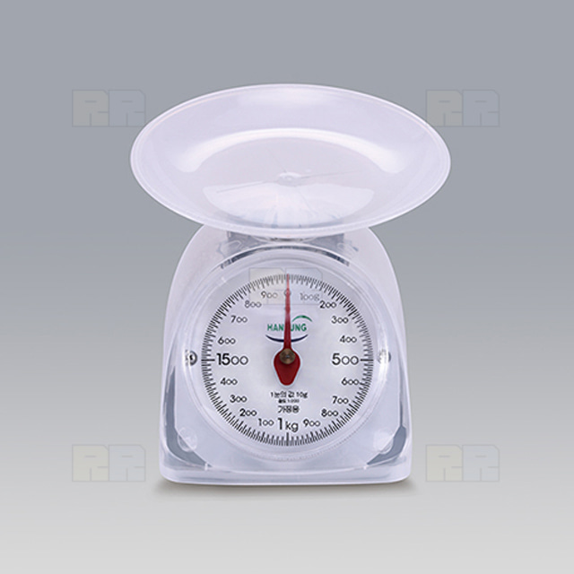 투명한가정용저울 (내부 관찰저울) 2kg