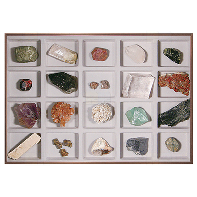 광물 결정 구조 표본 (20종)