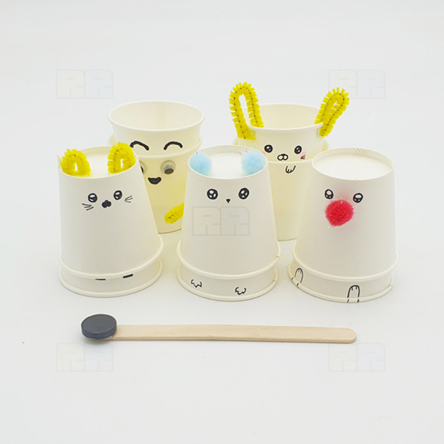 (JA049) 자석을 이용한 장난감 만들기 컵(5인용)