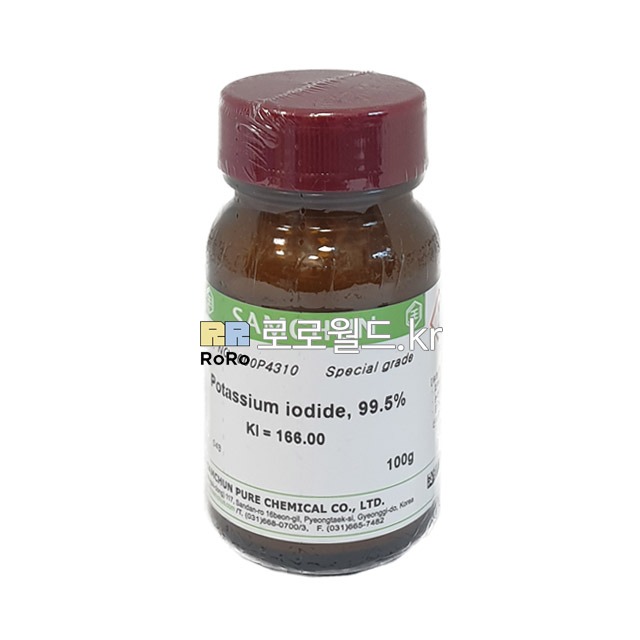 요오드화칼륨 아이오딘화칼륨 99.5% (P4310) GR 100g 시약 화공약품