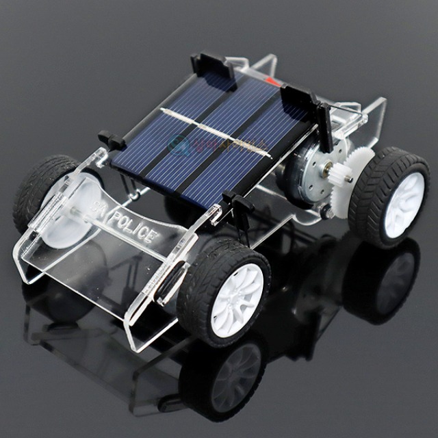 SA 투명 아크릴 폴리스 태양광 자동차(1인용 포장)