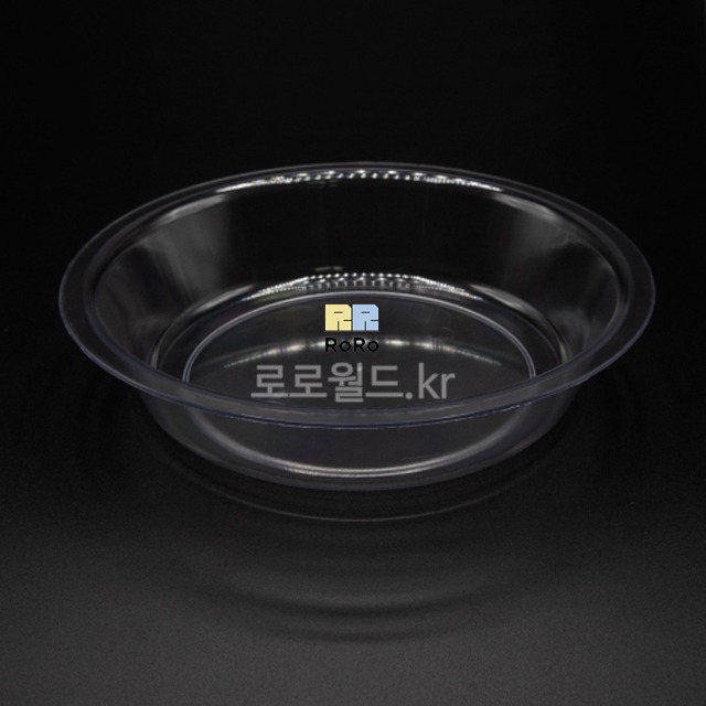 투명 플라스틱 접시 (접시형 미니수조) 200mm